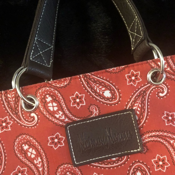 Neiman Marcus bandanna Bag - Picture 2 of 5